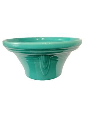 Fiesta Turquoise Hostess Serving Bowl 40 oz Art Deco Retired 7.75" Fiestaware